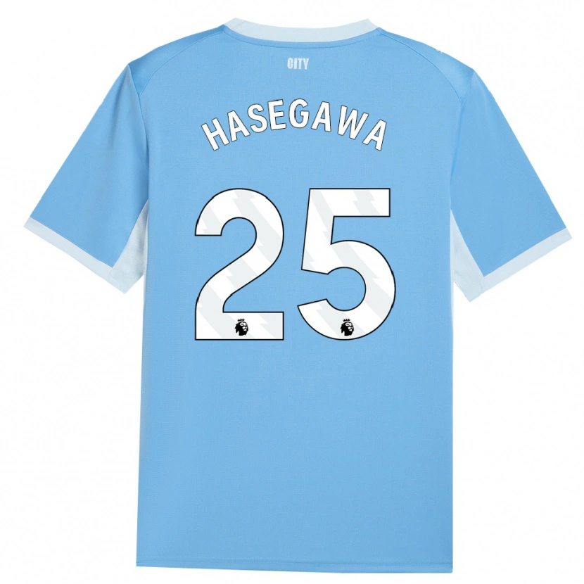 Danxen Kvinder Yui Hasegawa #25 Lyshimmelblå Hvid Hjemmebane Spillertrøjer 2026/27 Trøje T-Shirt