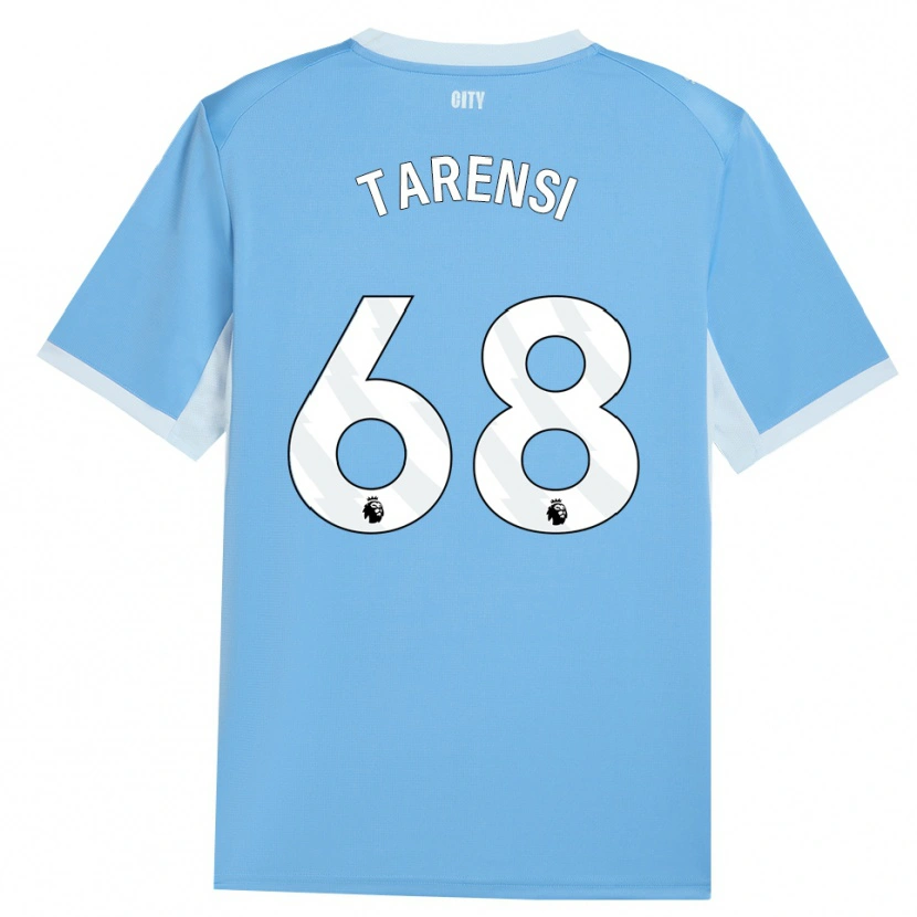Danxen Kvinder Oscar Tarensi #68 Lyshimmelblå Hvid Hjemmebane Spillertrøjer 2026/27 Trøje T-Shirt