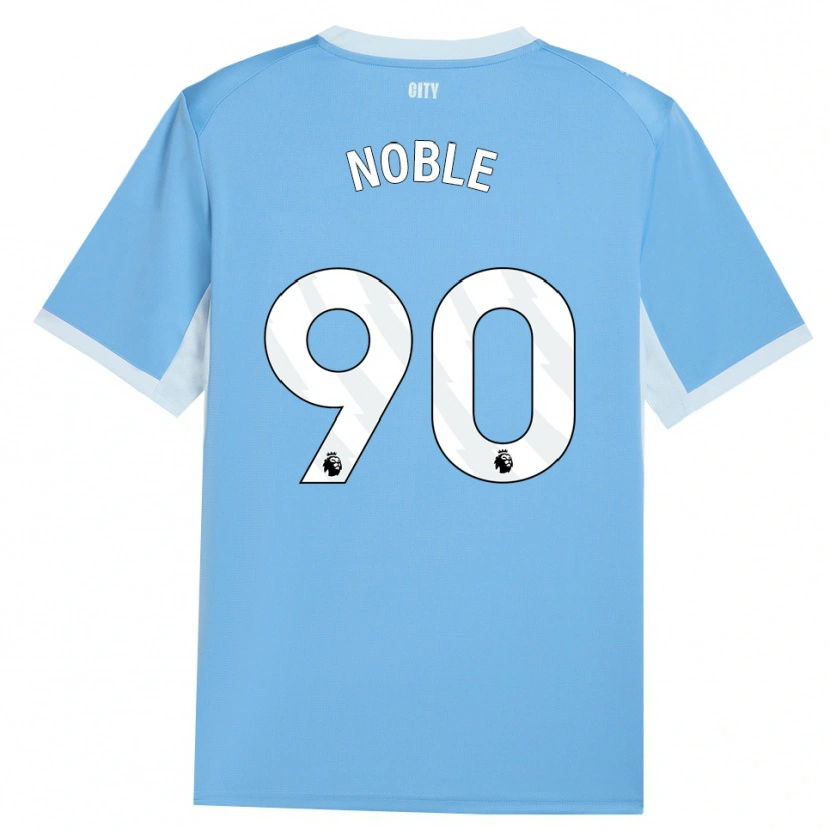 Danxen Kvinder Kian Noble #90 Lyshimmelblå Hvid Hjemmebane Spillertrøjer 2026/27 Trøje T-Shirt