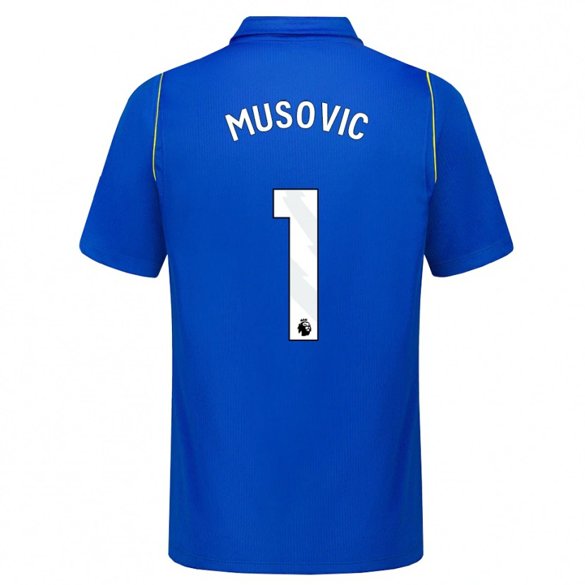 Danxen Kvinder Zecira Musovic #1 Blå Gul Hjemmebane Spillertrøjer 2026/27 Trøje T-Shirt