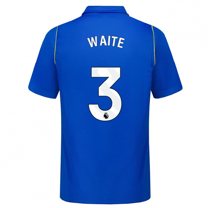 Danxen Kvinder Dante Waite #3 Blå Gul Hjemmebane Spillertrøjer 2026/27 Trøje T-Shirt