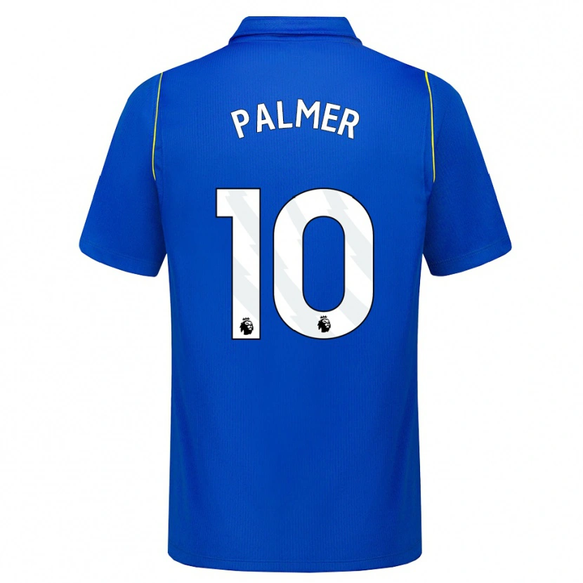 Danxen Kvinder Cole Palmer #10 Blå Gul Hjemmebane Spillertrøjer 2026/27 Trøje T-Shirt
