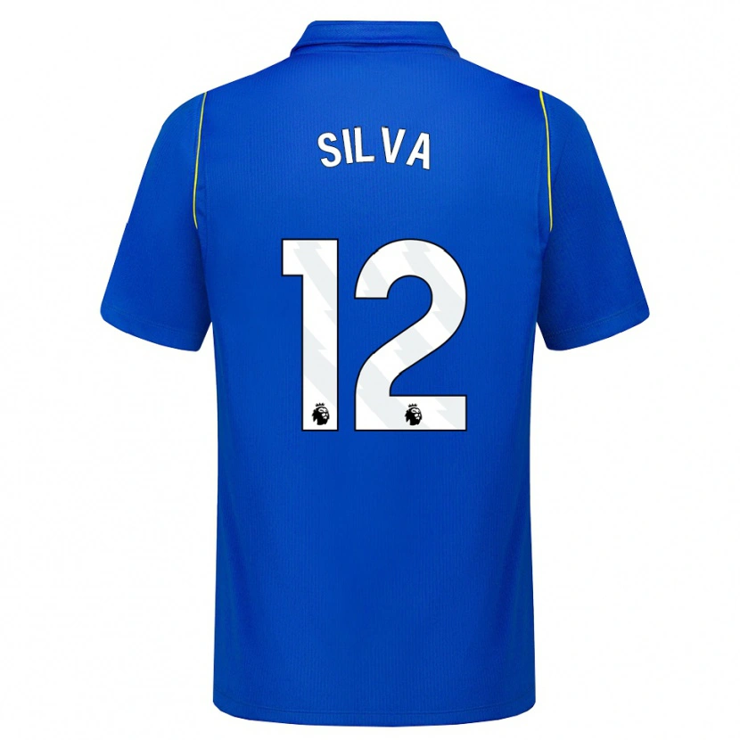 Danxen Kvinder Isago Silva #12 Blå Gul Hjemmebane Spillertrøjer 2026/27 Trøje T-Shirt
