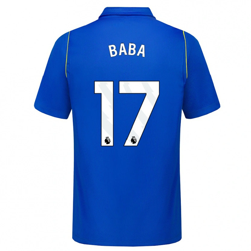 Danxen Kvinder Abdul-Rahman Baba #17 Blå Gul Hjemmebane Spillertrøjer 2026/27 Trøje T-Shirt