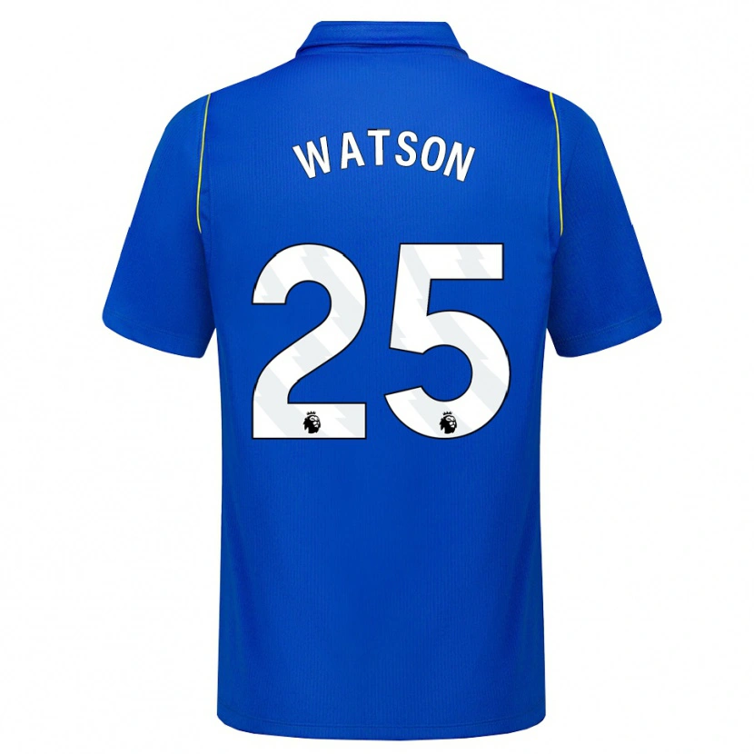 Danxen Kvinder Lucy Watson #25 Blå Gul Hjemmebane Spillertrøjer 2026/27 Trøje T-Shirt