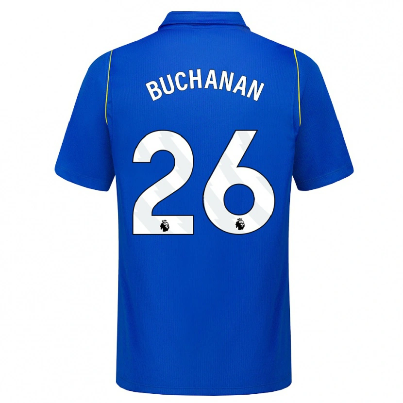 Danxen Kvinder Kadeisha Buchanan #26 Blå Gul Hjemmebane Spillertrøjer 2026/27 Trøje T-Shirt
