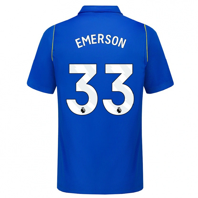 Danxen Kvinder Emerson #33 Blå Gul Hjemmebane Spillertrøjer 2026/27 Trøje T-Shirt