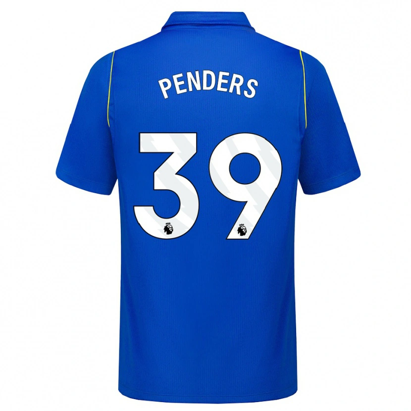Danxen Kvinder Mike Penders #39 Blå Gul Hjemmebane Spillertrøjer 2026/27 Trøje T-Shirt