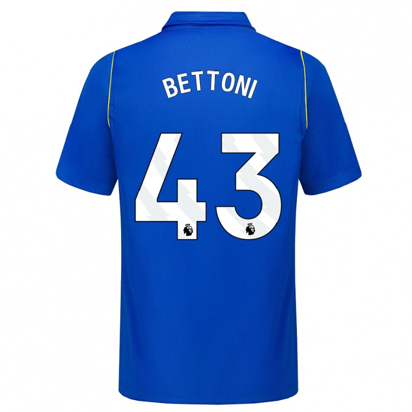 Danxen Kvinder Harrison Bettoni #43 Blå Gul Hjemmebane Spillertrøjer 2026/27 Trøje T-Shirt
