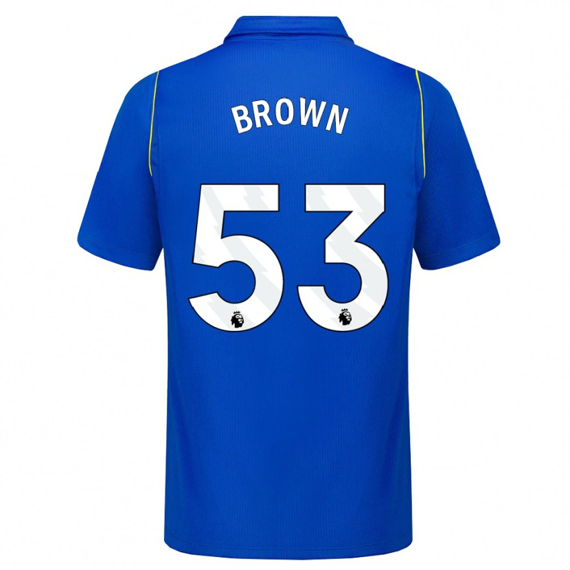 Danxen Kvinder Lola Brown #53 Blå Gul Hjemmebane Spillertrøjer 2026/27 Trøje T-Shirt