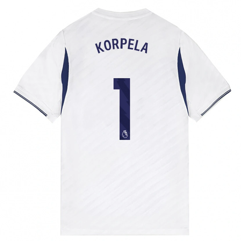 Danxen Kvinder Tinja-Riikka Korpela #1 Hvid Rød Lilla Hjemmebane Spillertrøjer 2026/27 Trøje T-Shirt