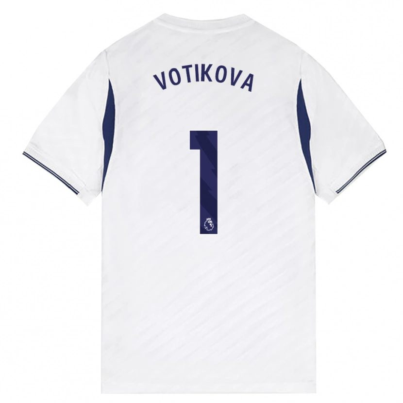 Danxen Kvinder Barbora Votíková #1 Hvid Rød Lilla Hjemmebane Spillertrøjer 2026/27 Trøje T-Shirt