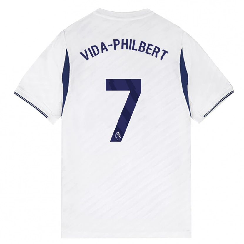 Danxen Kvinder Joel Philbert #7 Hvid Rød Lilla Hjemmebane Spillertrøjer 2026/27 Trøje T-Shirt