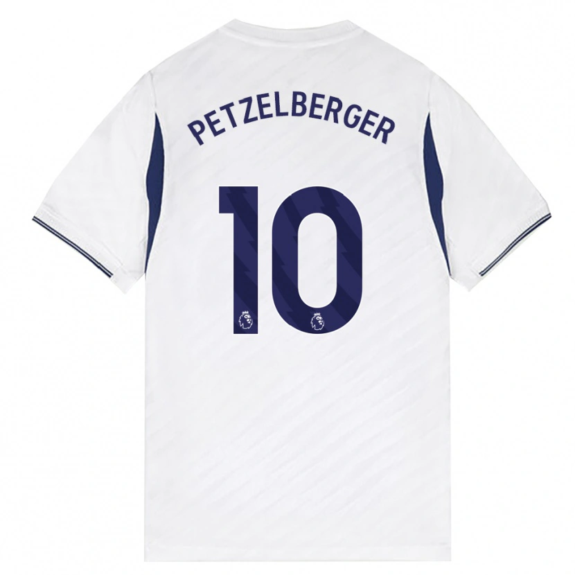 Danxen Kvinder Ramona Petzelberger #10 Hvid Rød Lilla Hjemmebane Spillertrøjer 2026/27 Trøje T-Shirt