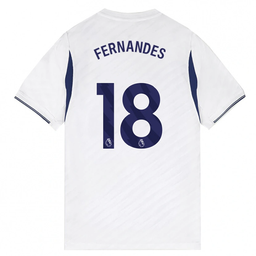 Danxen Kvinder Mateus Fernandes #18 Hvid Rød Lilla Hjemmebane Spillertrøjer 2026/27 Trøje T-Shirt