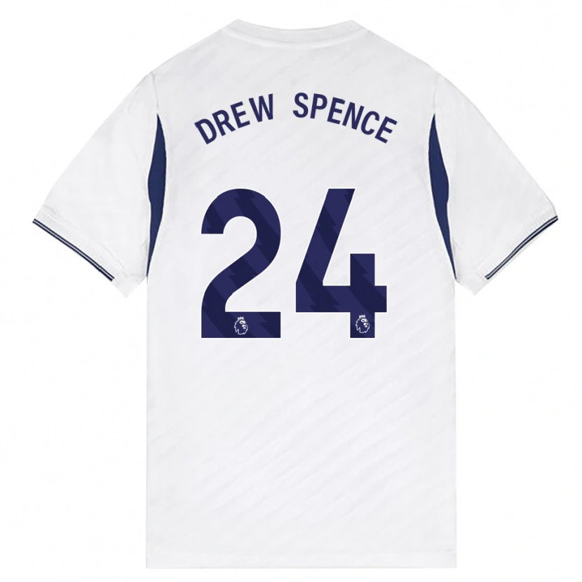 Danxen Kvinder Drew Spence #24 Hvid Rød Lilla Hjemmebane Spillertrøjer 2026/27 Trøje T-Shirt