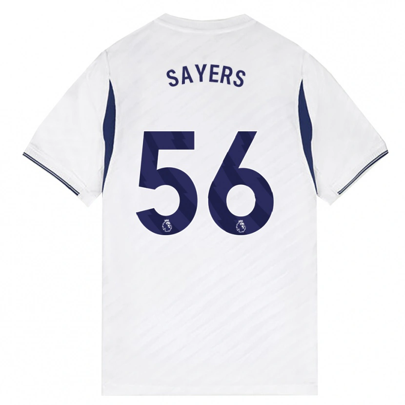 Danxen Kvinder Charlie Sayers #56 Hvid Rød Lilla Hjemmebane Spillertrøjer 2026/27 Trøje T-Shirt