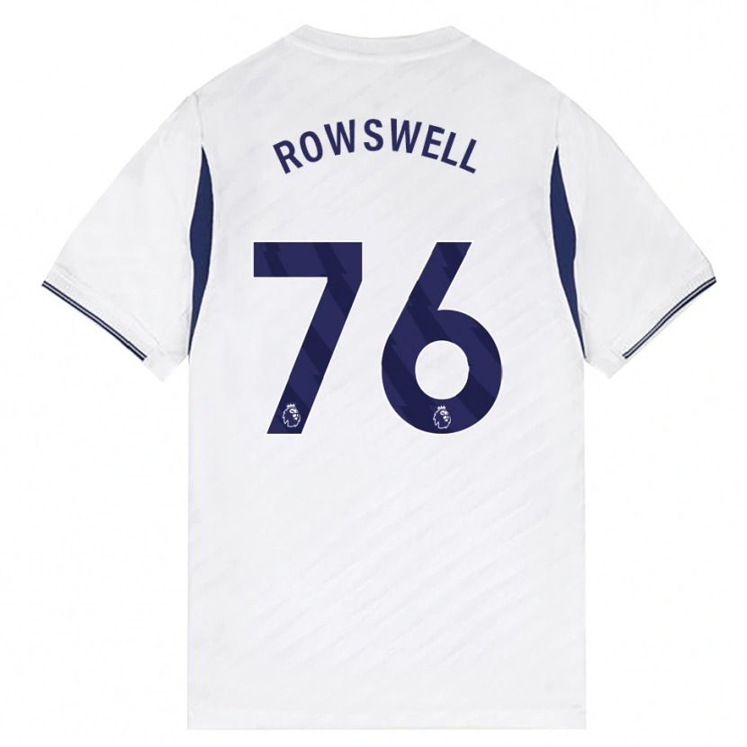 Danxen Kvinder James Rowswell #76 Hvid Rød Lilla Hjemmebane Spillertrøjer 2026/27 Trøje T-Shirt