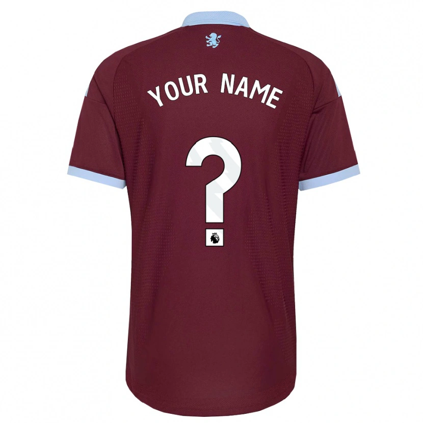 Danxen Kvinder Dit Navn #0 Kornblomstblå Vinrød Hjemmebane Spillertrøjer 2026/27 Trøje T-Shirt