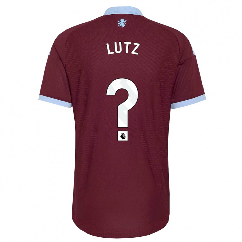 Danxen Kvinder Charlie Lutz #0 Kornblomstblå Vinrød Hjemmebane Spillertrøjer 2026/27 Trøje T-Shirt
