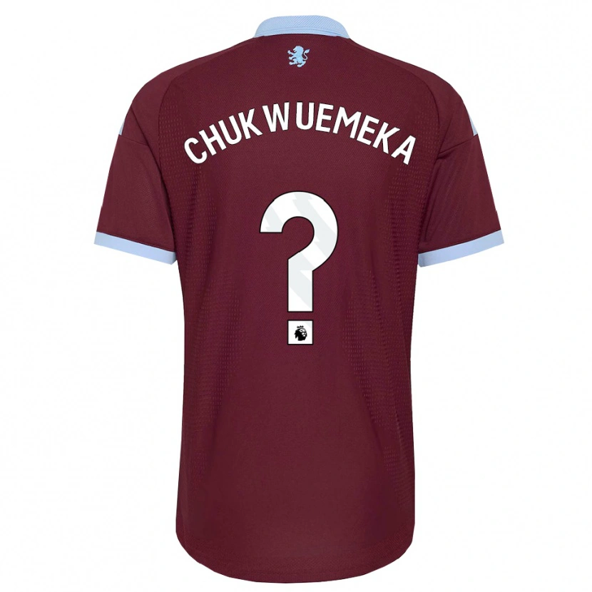 Danxen Kvinder Caleb Chukwuemeka #0 Kornblomstblå Vinrød Hjemmebane Spillertrøjer 2026/27 Trøje T-Shirt