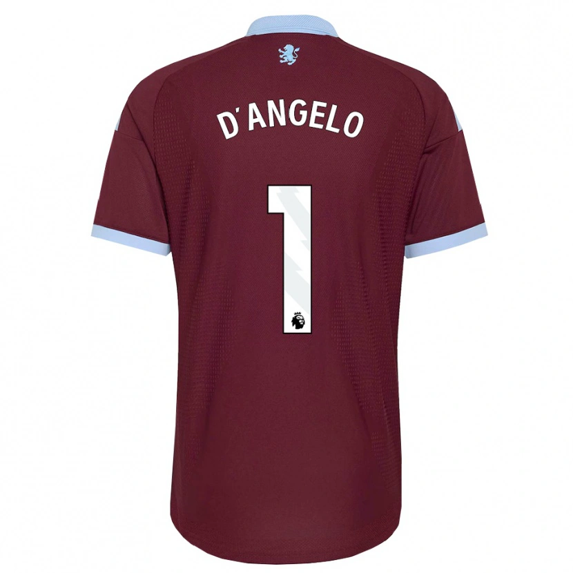 Danxen Kvinder Sabrina D'angelo #1 Kornblomstblå Vinrød Hjemmebane Spillertrøjer 2026/27 Trøje T-Shirt