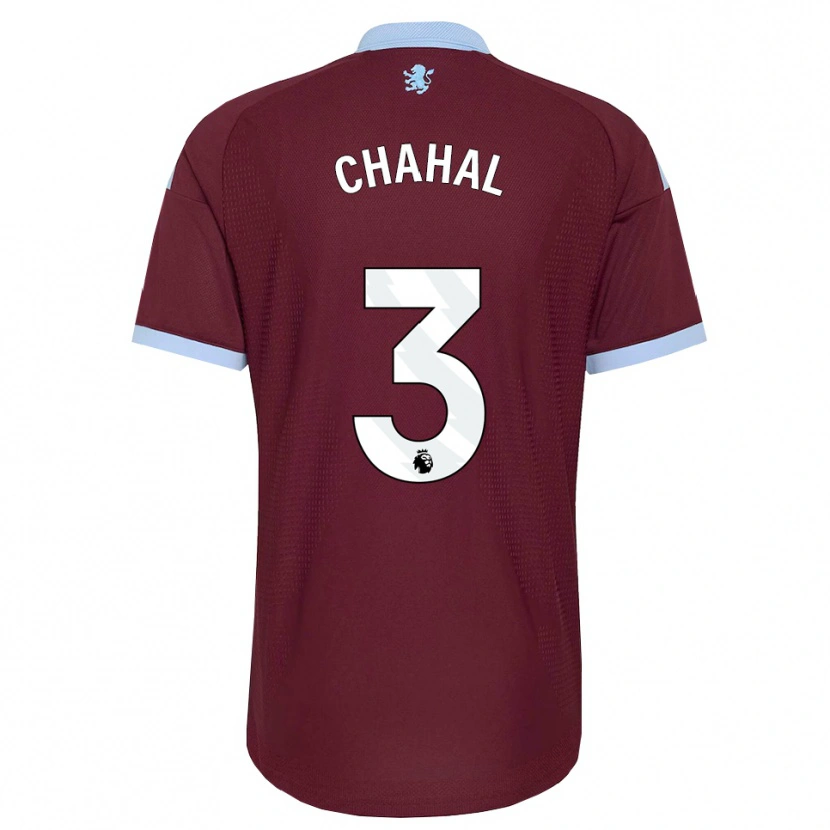 Danxen Kvinder Curran Chahal #3 Kornblomstblå Vinrød Hjemmebane Spillertrøjer 2026/27 Trøje T-Shirt