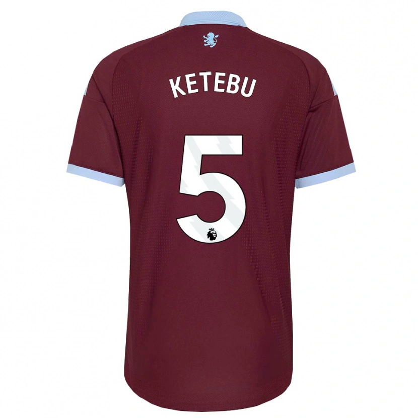 Danxen Kvinder Kairi Ketebu #5 Kornblomstblå Vinrød Hjemmebane Spillertrøjer 2026/27 Trøje T-Shirt