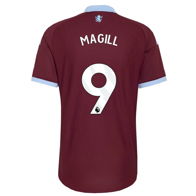 Danxen Kvinder Simone Magill #9 Kornblomstblå Vinrød Hjemmebane Spillertrøjer 2026/27 Trøje T-Shirt