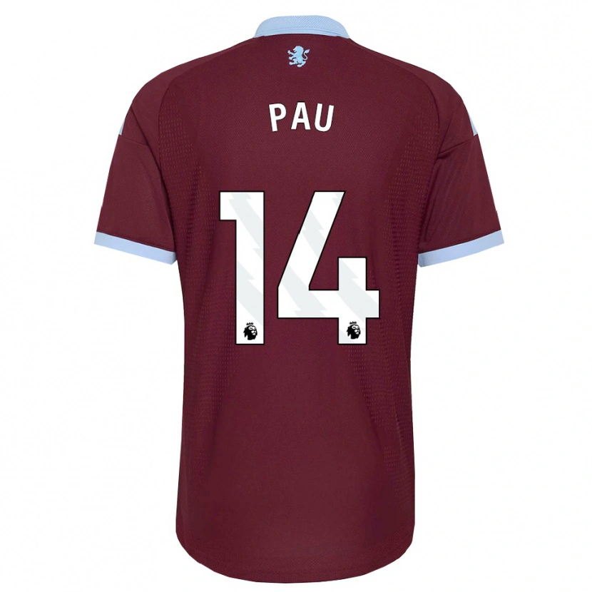Danxen Kvinder Pau Torres #14 Kornblomstblå Vinrød Hjemmebane Spillertrøjer 2026/27 Trøje T-Shirt