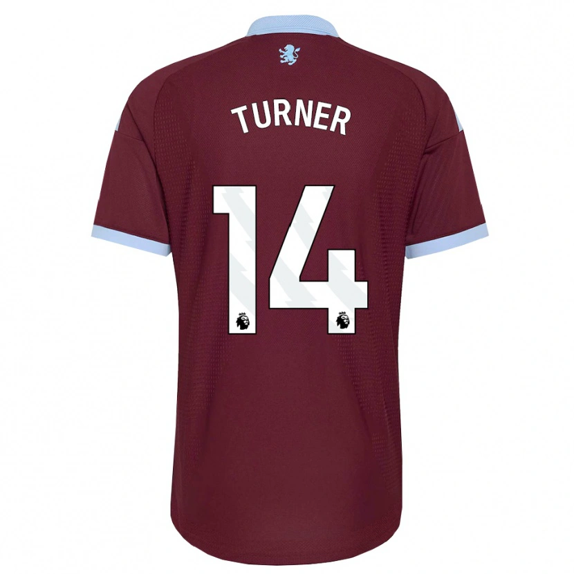 Danxen Kvinder Danielle Turner #14 Kornblomstblå Vinrød Hjemmebane Spillertrøjer 2026/27 Trøje T-Shirt