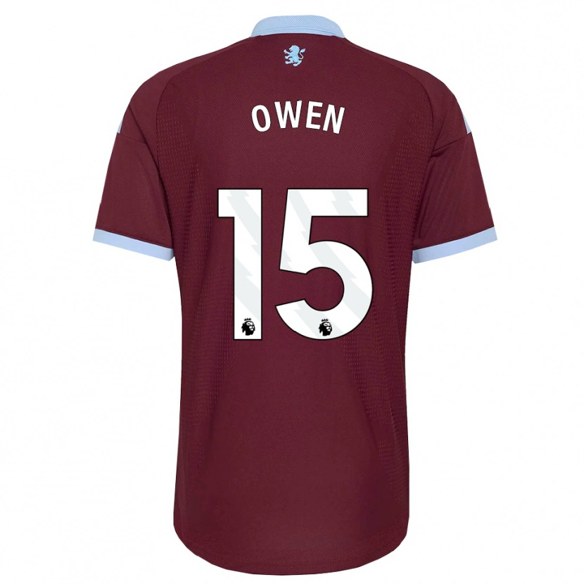 Danxen Kvinder Curtis Owen #15 Kornblomstblå Vinrød Hjemmebane Spillertrøjer 2026/27 Trøje T-Shirt