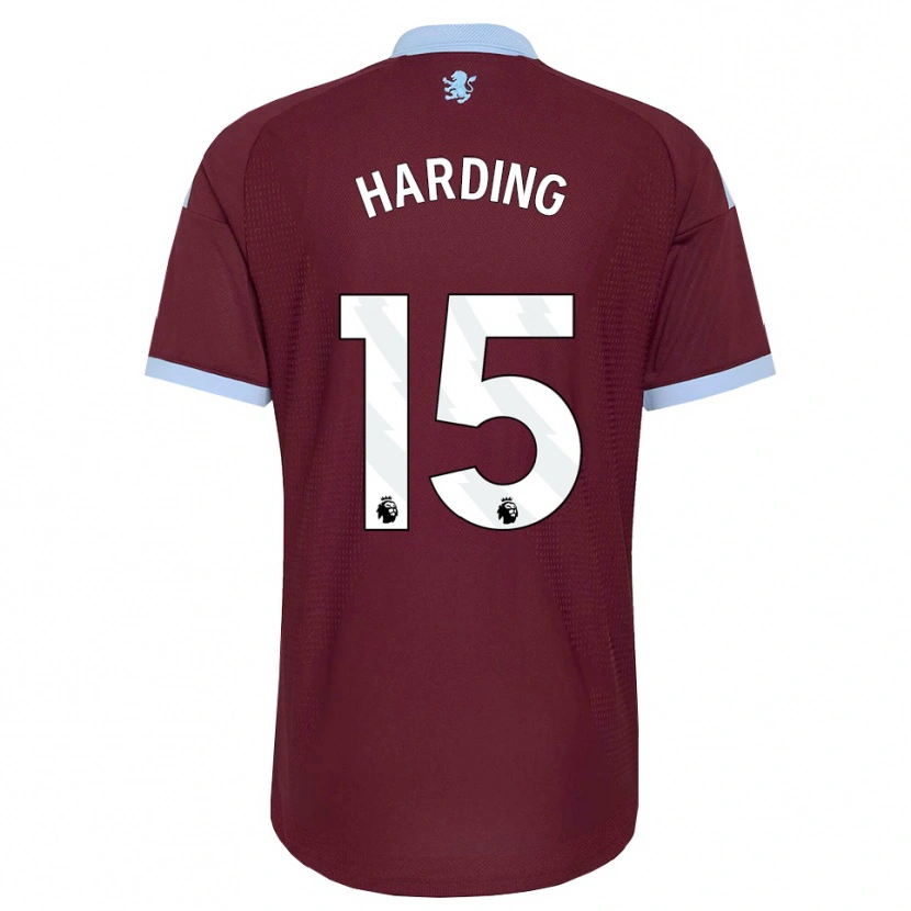 Danxen Kvinder Natasha Harding #15 Kornblomstblå Vinrød Hjemmebane Spillertrøjer 2026/27 Trøje T-Shirt