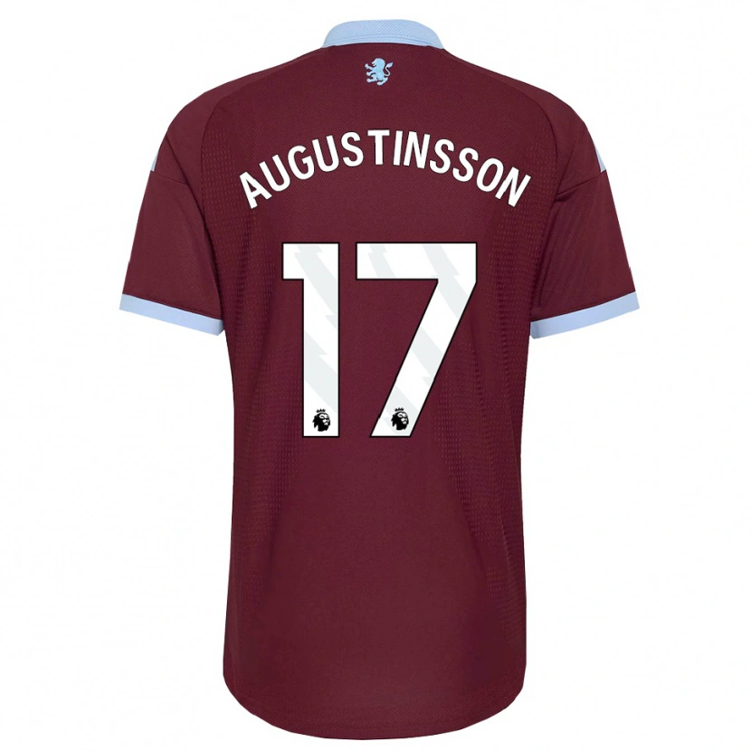 Danxen Kvinder Ludwig Augustinsson #17 Kornblomstblå Vinrød Hjemmebane Spillertrøjer 2026/27 Trøje T-Shirt