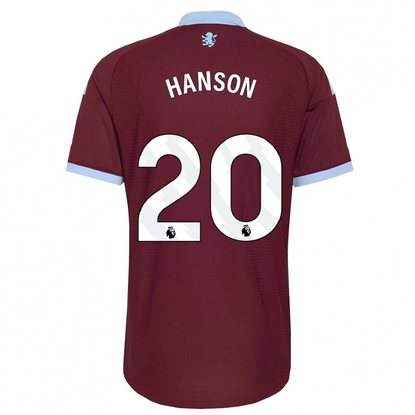 Danxen Kvinder Kirsty Hanson #20 Kornblomstblå Vinrød Hjemmebane Spillertrøjer 2026/27 Trøje T-Shirt