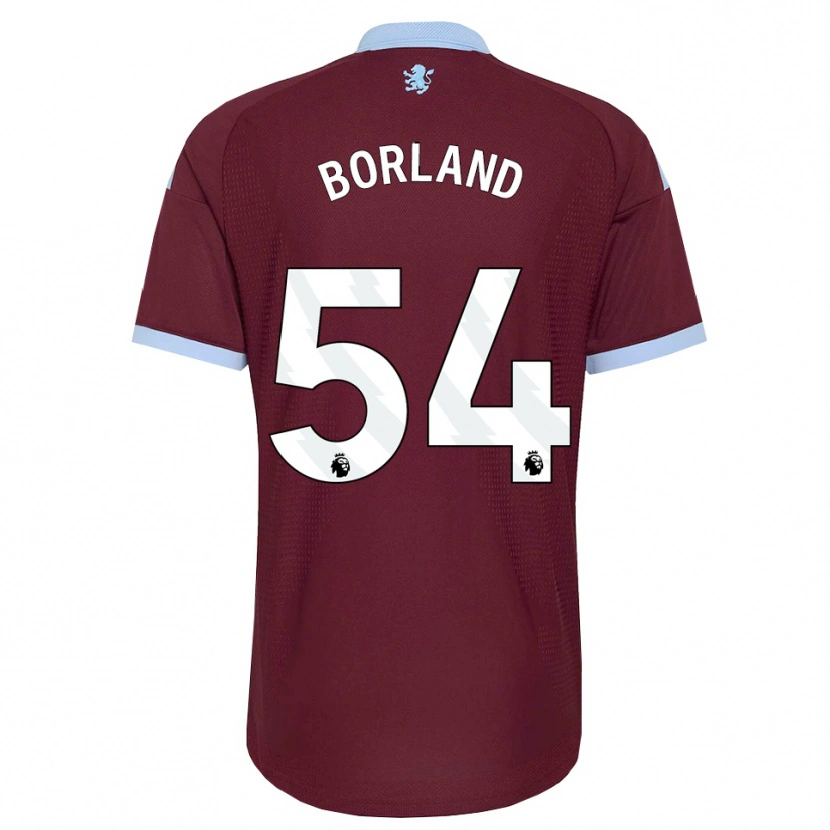 Danxen Kvinder Aidan Borland #54 Kornblomstblå Vinrød Hjemmebane Spillertrøjer 2026/27 Trøje T-Shirt
