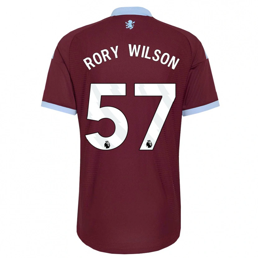 Danxen Kvinder Rory Wilson #57 Kornblomstblå Vinrød Hjemmebane Spillertrøjer 2026/27 Trøje T-Shirt