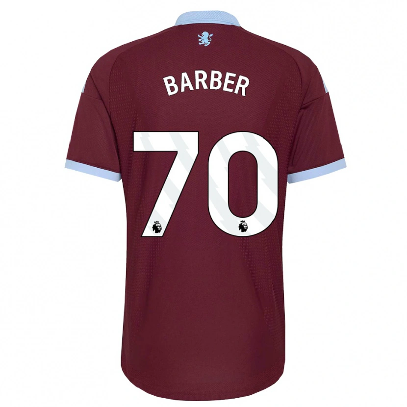 Danxen Kvinder Jayden Barber #70 Kornblomstblå Vinrød Hjemmebane Spillertrøjer 2026/27 Trøje T-Shirt