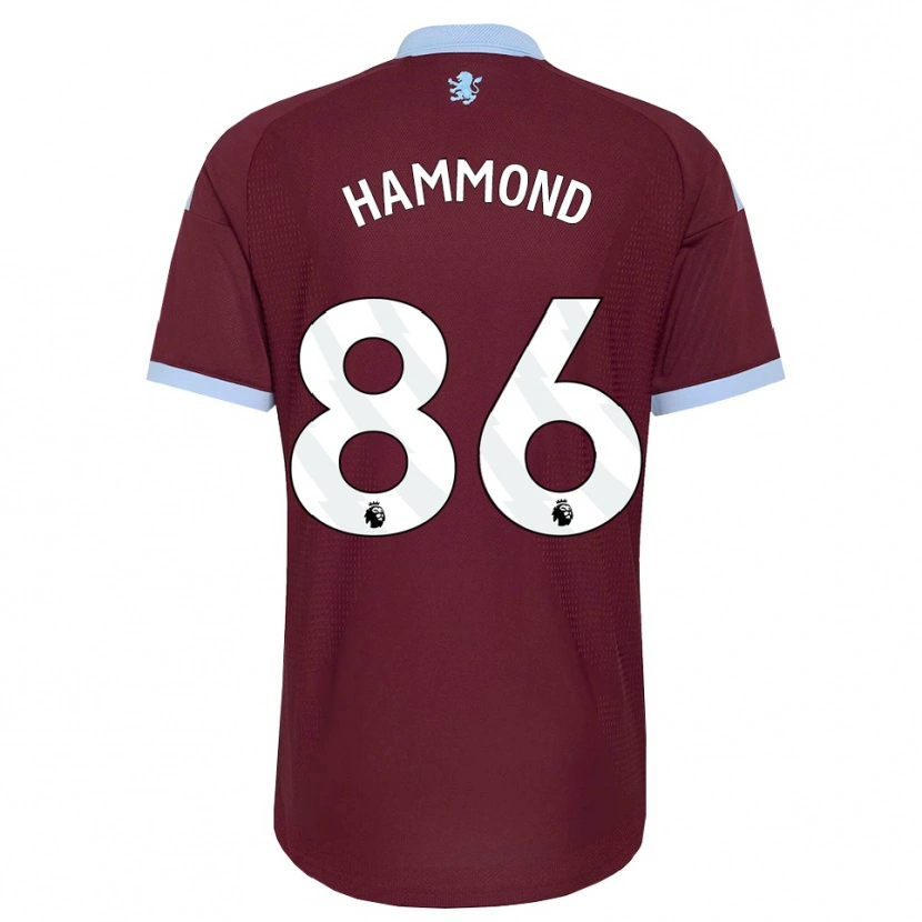 Danxen Kvinder Rio Hammond #86 Kornblomstblå Vinrød Hjemmebane Spillertrøjer 2026/27 Trøje T-Shirt
