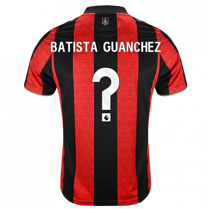 Danxen Kvinder Aidan Batista Guanchez #0 Gyldengul Rød Sort Hjemmebane Spillertrøjer 2026/27 Trøje T-Shirt