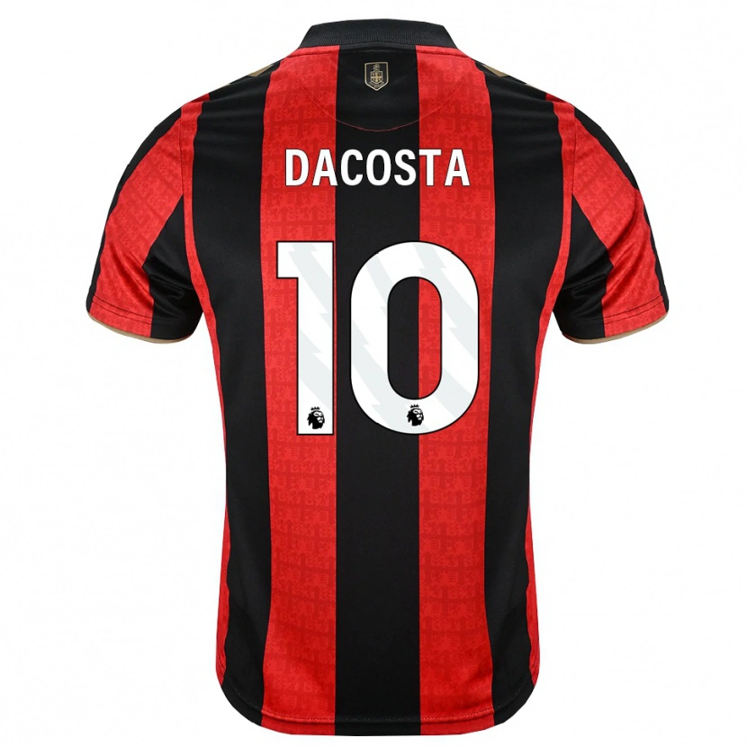 Danxen Kvinder Michael Dacosta #10 Gyldengul Rød Sort Hjemmebane Spillertrøjer 2026/27 Trøje T-Shirt