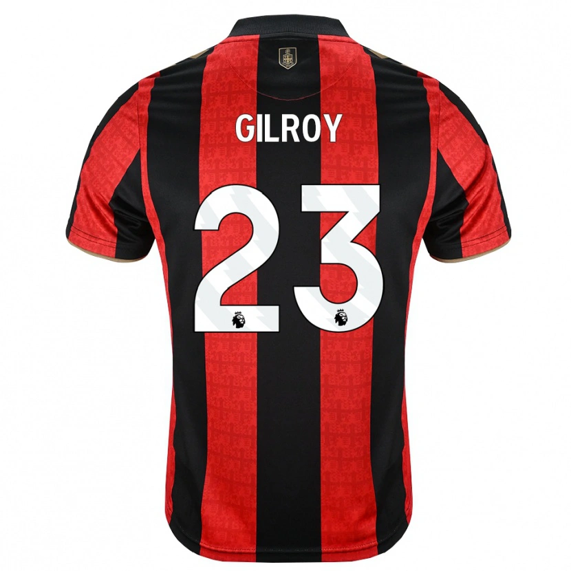 Danxen Kvinder Chloe Gilroy #23 Gyldengul Rød Sort Hjemmebane Spillertrøjer 2026/27 Trøje T-Shirt