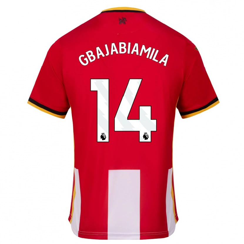 Danxen Kvinder Habeebat Gbajabiamila #14 Gul Sort Rød Hjemmebane Spillertrøjer 2026/27 Trøje T-Shirt