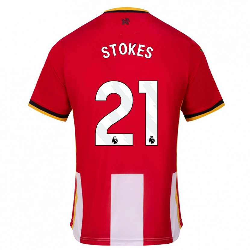 Danxen Kvinder Aidan Stokes #21 Gul Sort Rød Hjemmebane Spillertrøjer 2026/27 Trøje T-Shirt