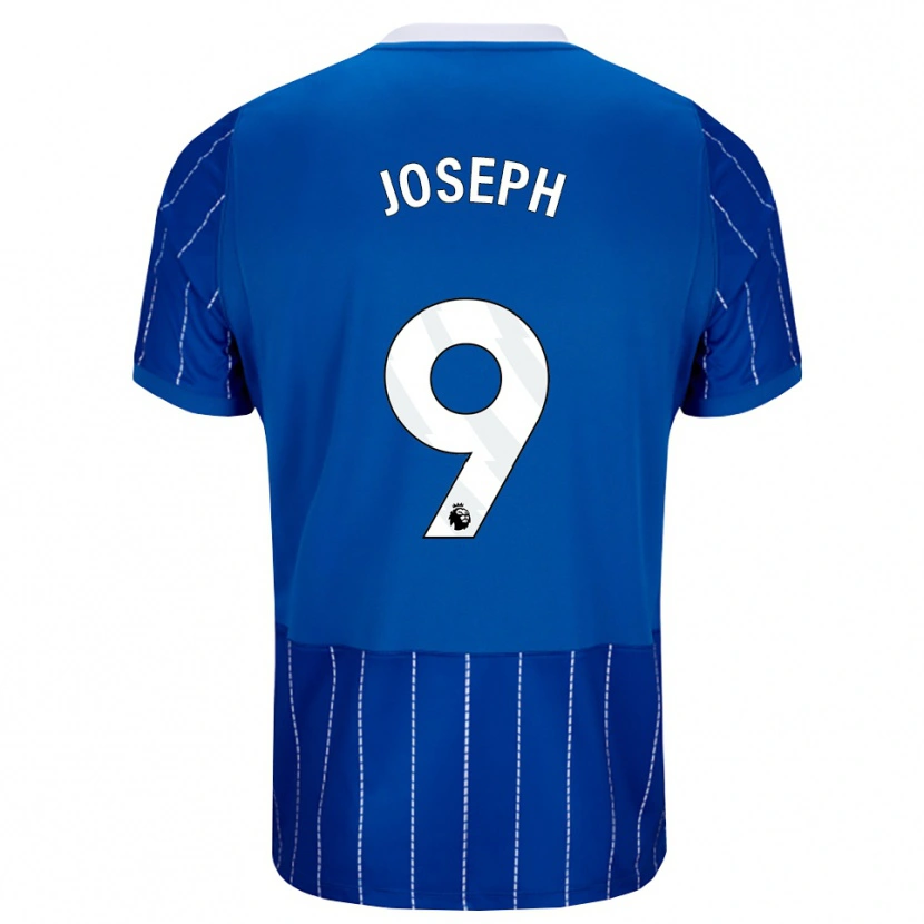 Danxen Kvinder Valentin Joseph #9 Mellemblå Hvid Hjemmebane Spillertrøjer 2026/27 Trøje T-Shirt