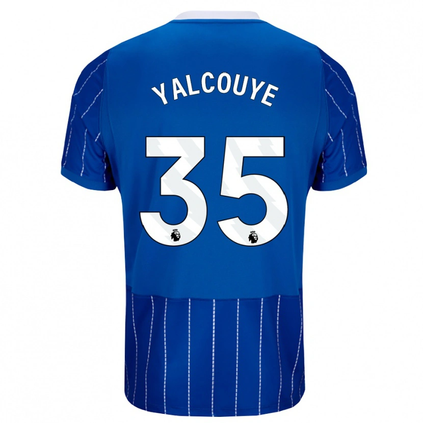 Danxen Kvinder Malick Yalcouyé #35 Mellemblå Hvid Hjemmebane Spillertrøjer 2026/27 Trøje T-Shirt