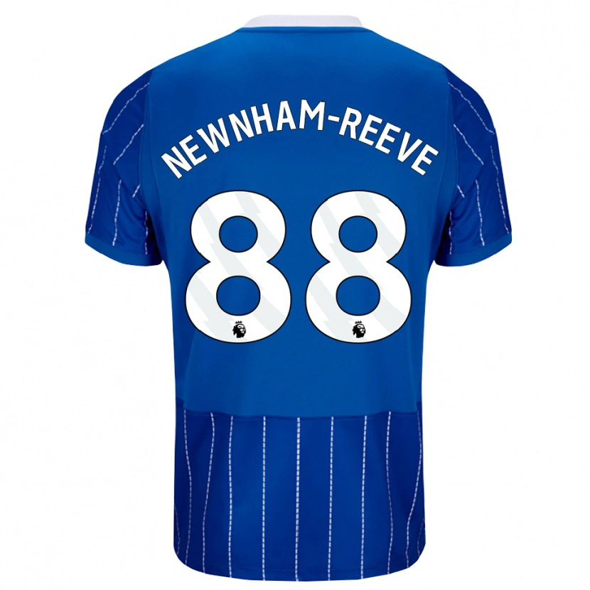 Danxen Kvinder Bode Newnham-Reeve #88 Mellemblå Hvid Hjemmebane Spillertrøjer 2026/27 Trøje T-Shirt