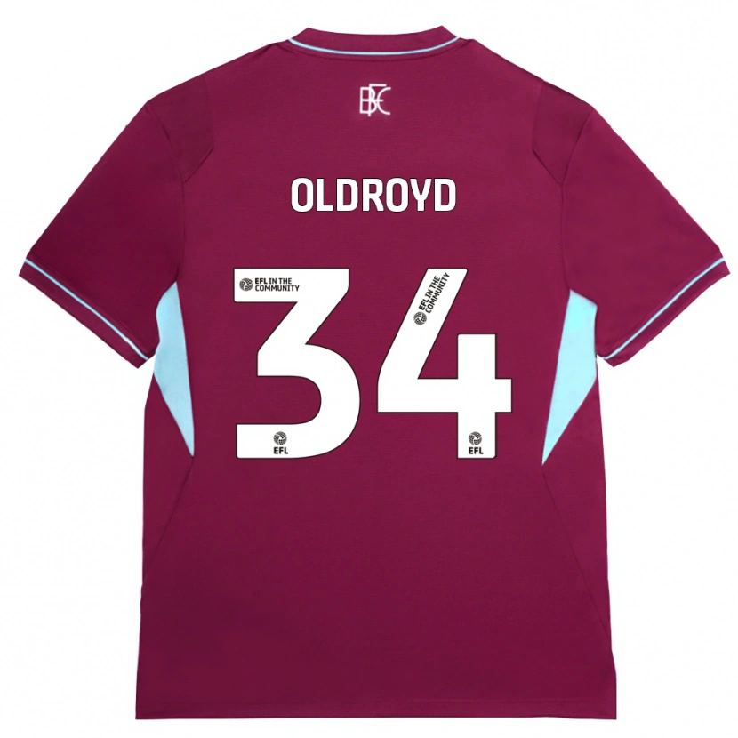 Danxen Kvinder Amelia Oldroyd #34 Vinrød Grøn Hjemmebane Spillertrøjer 2026/27 Trøje T-Shirt