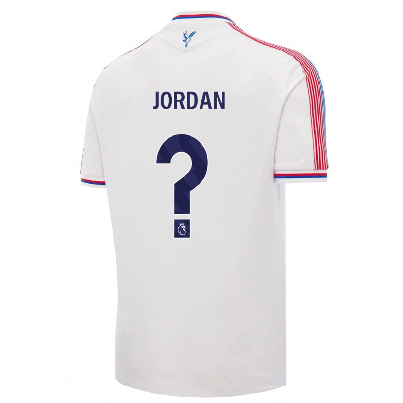 Danxen Kvinder Jay-Emmanuel Jordan #0 Hvid Rød Blå Hjemmebane Spillertrøjer 2026/27 Trøje T-Shirt