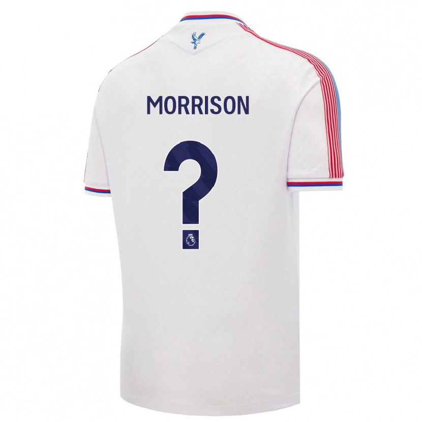Danxen Kvinder Jack Wells-Morrison #0 Hvid Rød Blå Hjemmebane Spillertrøjer 2026/27 Trøje T-Shirt